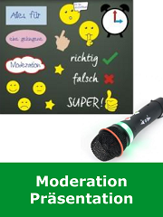 Moderation, Präsentation
