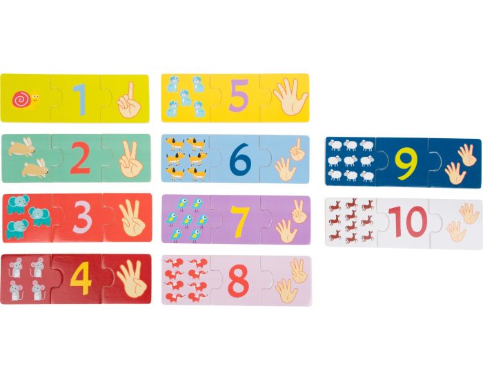 Zahlen Zuordnung Kinder Mengen Zahlen Lernspiel Rechnen Spiel Vorschule Puzzle 