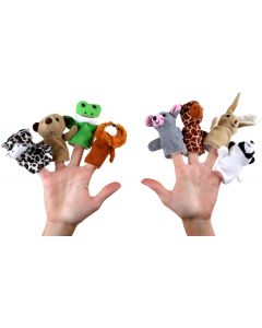 8 Fingerpuppen Tiere