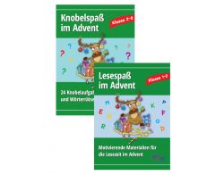 Materialpaket: Lese- und Knobelaufgaben im Advent E-Book