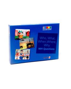 Colorcards W-Fragen (Wer, Was, Wann, Wo?)