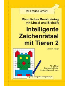 Räumliches Denktraining Zeichenrätsel Tiere 2 PDF