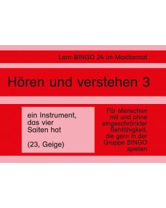 Lern-BINGO 24 Hören und verstehen 3 PDF