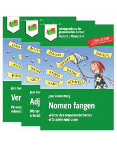 Wörter fangen Nomen, Adjektive und Verben PDF