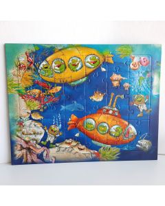 Rahmenpuzzle „unter Wasser“