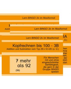 Lern-BINGO Addition Subtraktion bis 100 PDF