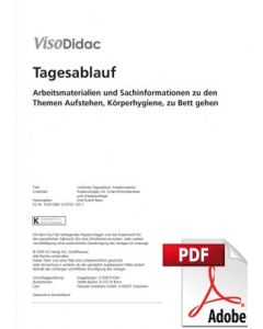 Tagesablauf Sprach- und Lesematerial PDF